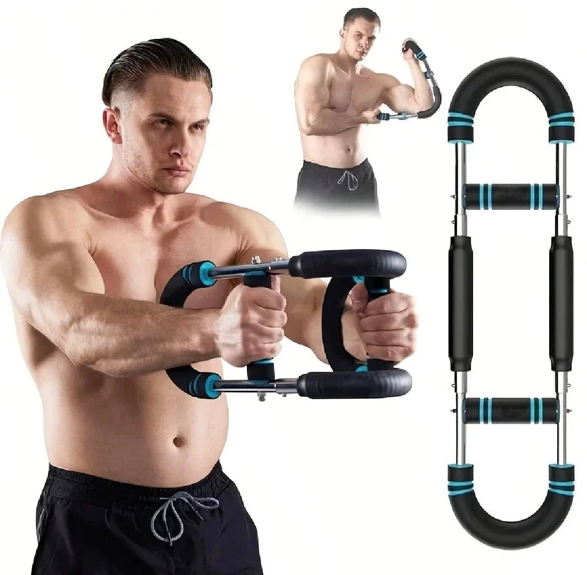Kynetic PowerTwist™ Adjustable Arm & Chest Trainer | Portable Upper Body Strength Tool (60–110LB)